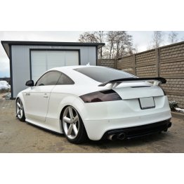 Накладка сплиттер центральная на задний бампер на Audi TT RS 8J